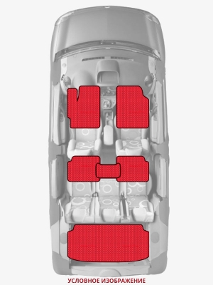 ЭВА коврики «Queen Lux» комплект для Citroen C3 (1G)