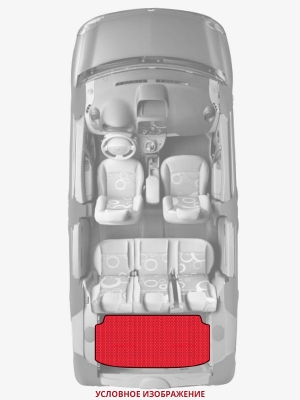 ЭВА коврики «Queen Lux» багажник для Daihatsu Mira (L275, L285)